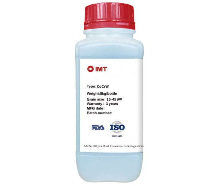 Polvo metálico 3D IMT CoCrW 15-53 µm 5 kg