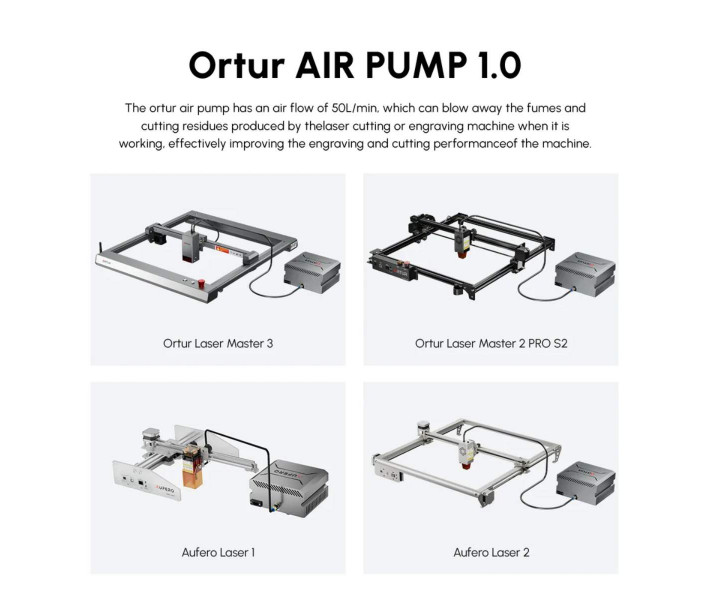 Bomba de aire Ortur OAP1.0 para LU3-20A, LU2-10A, LU2-4 LF