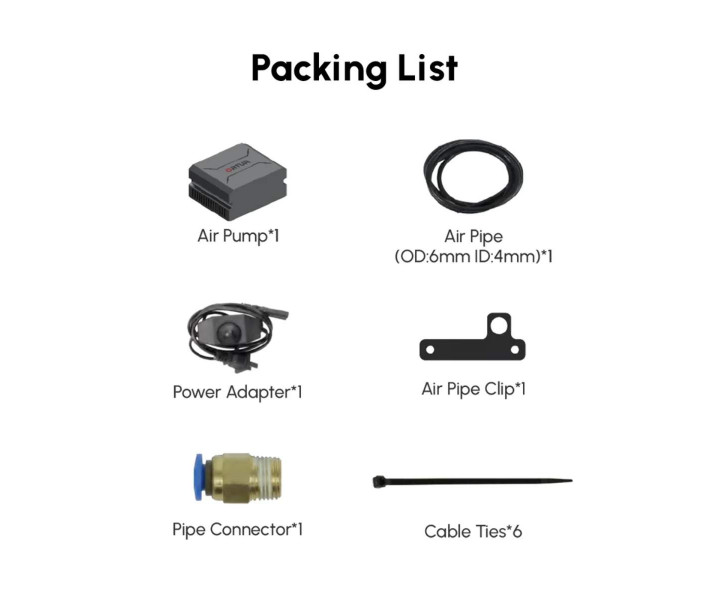 Bomba de aire Ortur OAP1.0 para LU3-20A, LU2-10A, LU2-4 LF