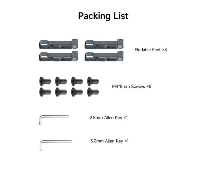 Ortur FFT1.0 Patas plegables para el grabador Laser Master 3 Series