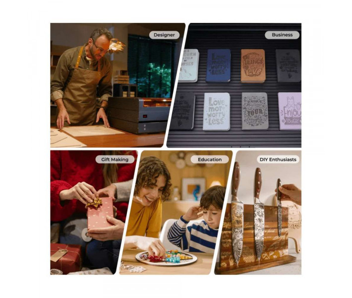 Grabador y cortador láser cerrado Ortur H20 de 40 W  + PURIFICADOR DE HUMOS