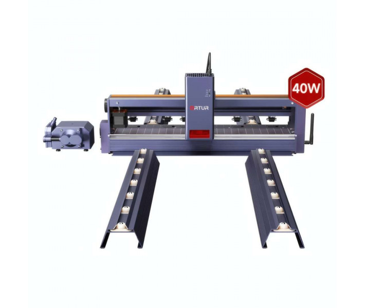 Grabadora láser Ortur F10 40W Alimentador de Rodillo
