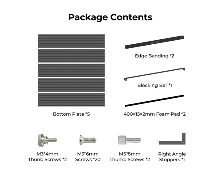 Plataforma de grabado láser Ortur LEP1.0 para grabadores Ortur y Aufero