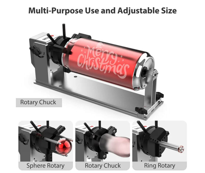 Cartucho giratorio Ortur YRC 1.0 con eje Y para grabadores láser