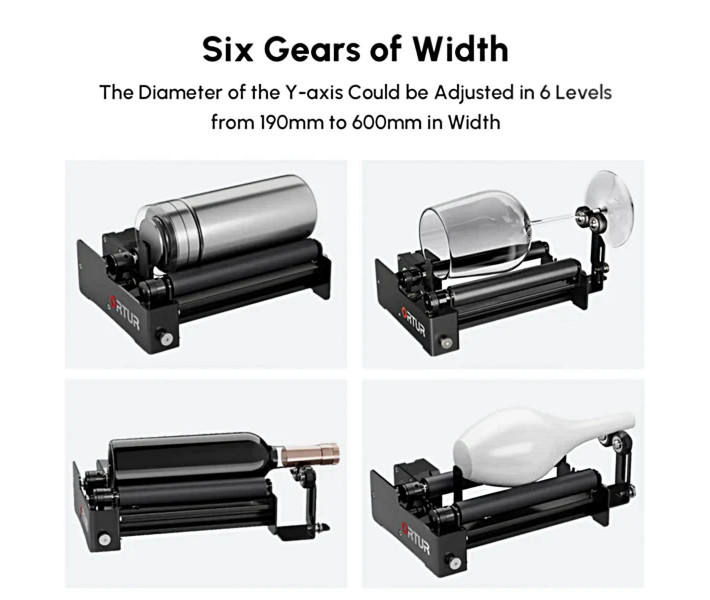 Rodillo giratorio Ortur YRR 3.0