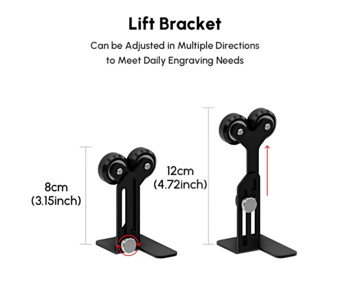 Rodillo giratorio Ortur YRR 3.0