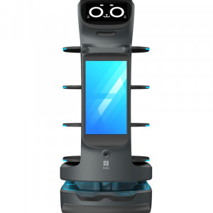 PUDU BellaBot Pro Black robot de entrega y publicidad