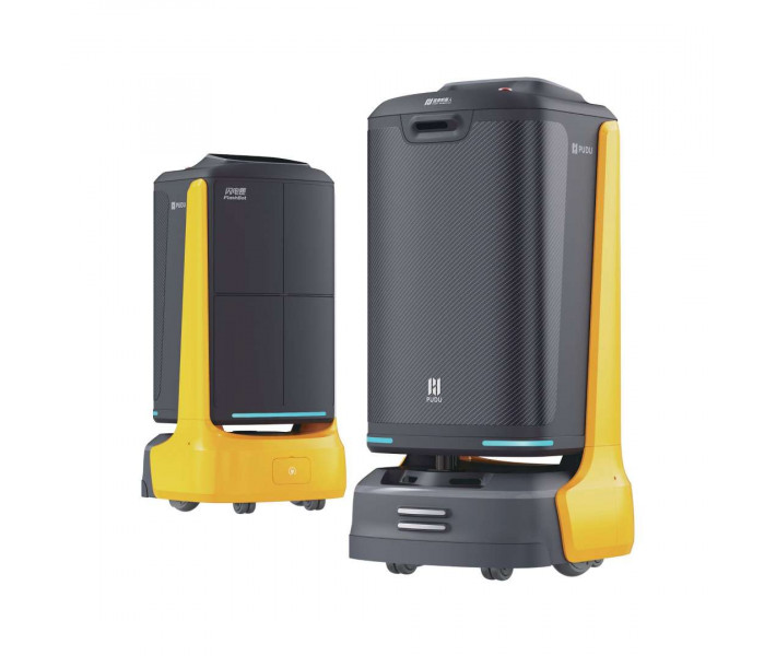 PUDU FlashBot – Robot de Entrega en Hoteles con Control de Ascensores