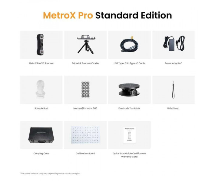 Escáner 3D Revopoint MetroX Pro Standard Edition