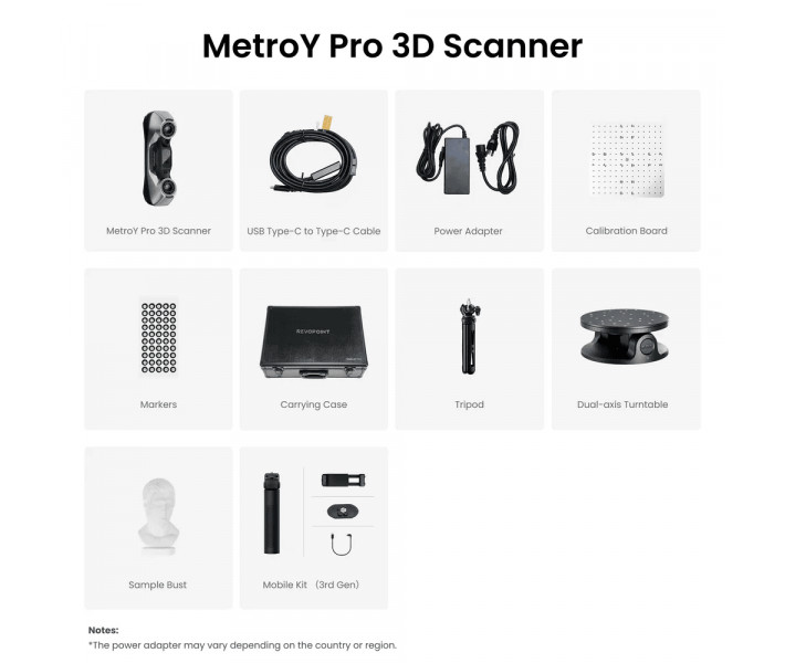 Escáner 3D Revopoint MetroY Pro
