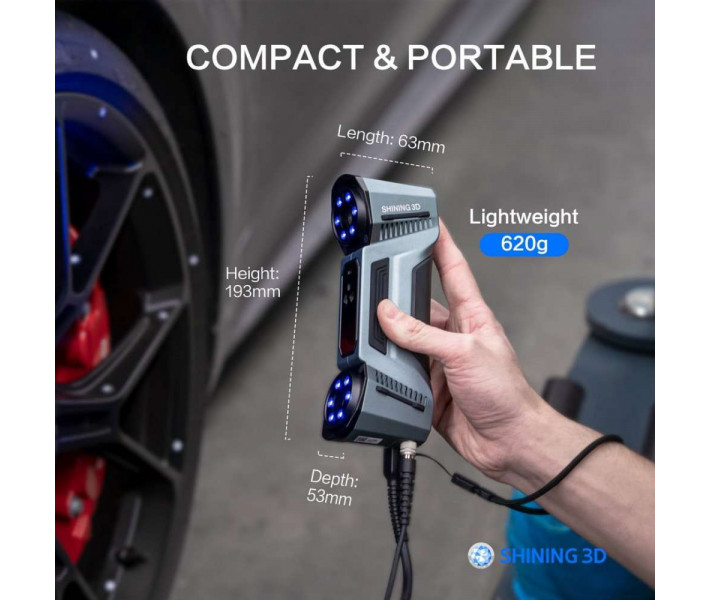 Escáner 3D Shining3D FreeScan Combo