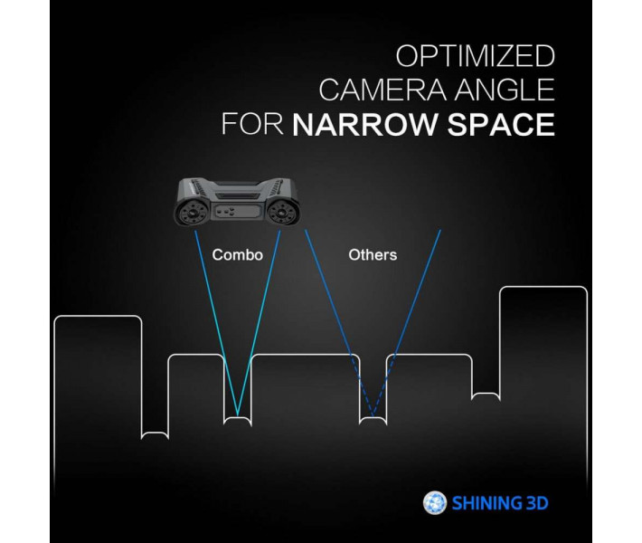 Escáner 3D Shining3D FreeScan Combo