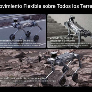 Perro robótico Unitree B2-W LiDAR