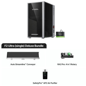 Grabador xTool F2 Ultra con 2 láseres | Paquete Deluxe