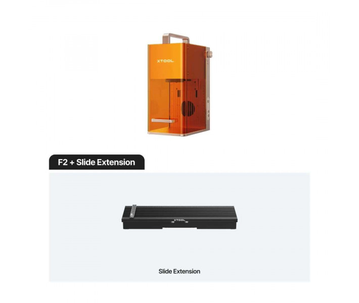 Pack xTool F2 con Extensión de Deslizamiento (Área de Trabajo Ampliada)