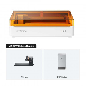 xTool M2 20W Deluxe Bundle – Grabadora y Cortadora Láser a Color