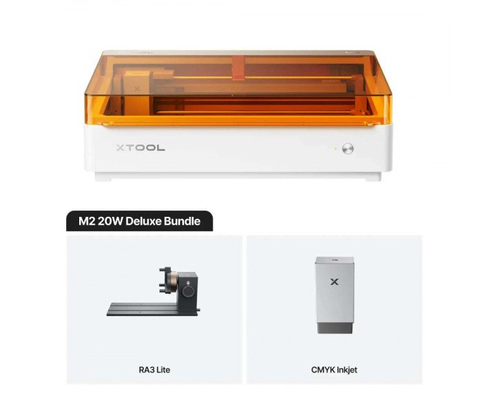 xTool M2 20W Deluxe Bundle – Grabadora y Cortadora Láser a Color