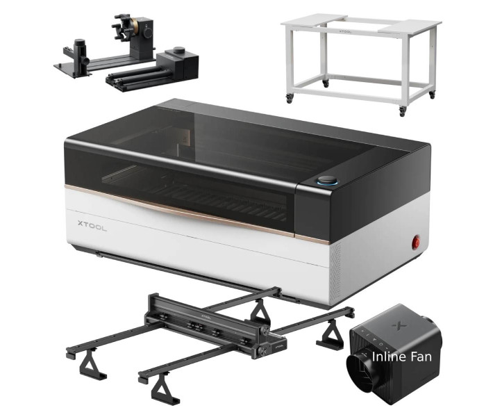 xTool P3 80W Grabador-cortador láser CO2 | Paquete versátil