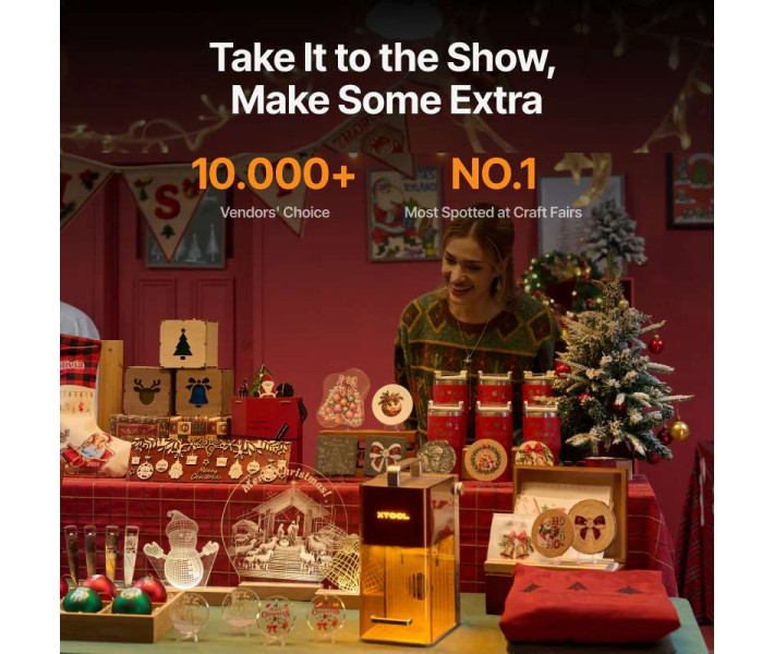 Grabador láser dual portátil xTool F2