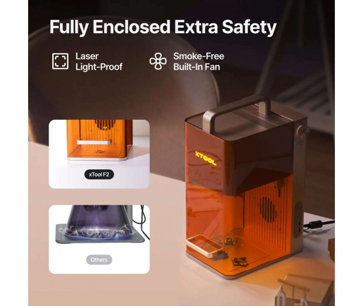 Grabador láser dual portátil xTool F2