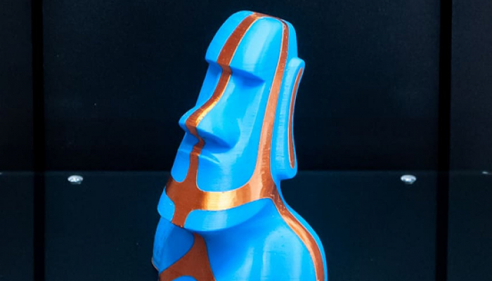 Impresión 3D FDM con dos extrusores en la impresora 3D