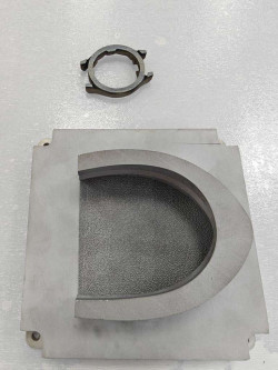 Soporte industrial y anillo de retención de titanio de EXPERT3D