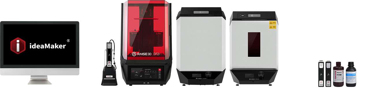 Ecosistema tecnológico Raise3D Digital Light Printing (DLP)