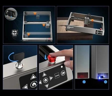 Creality 22W Falcon2 - compatible con muchos materiales