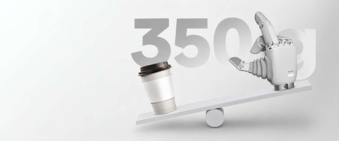Роботизована кисть AgiBot OmniHand 3 Lite вагою 350 г