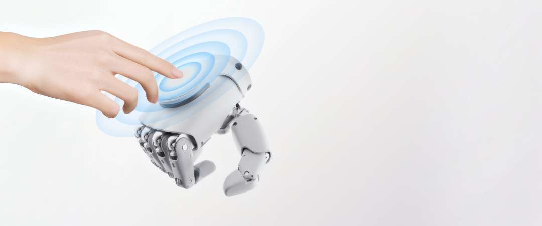 Тактильна взаємодія з роботизованою кистю AgiBot OmniHand 3