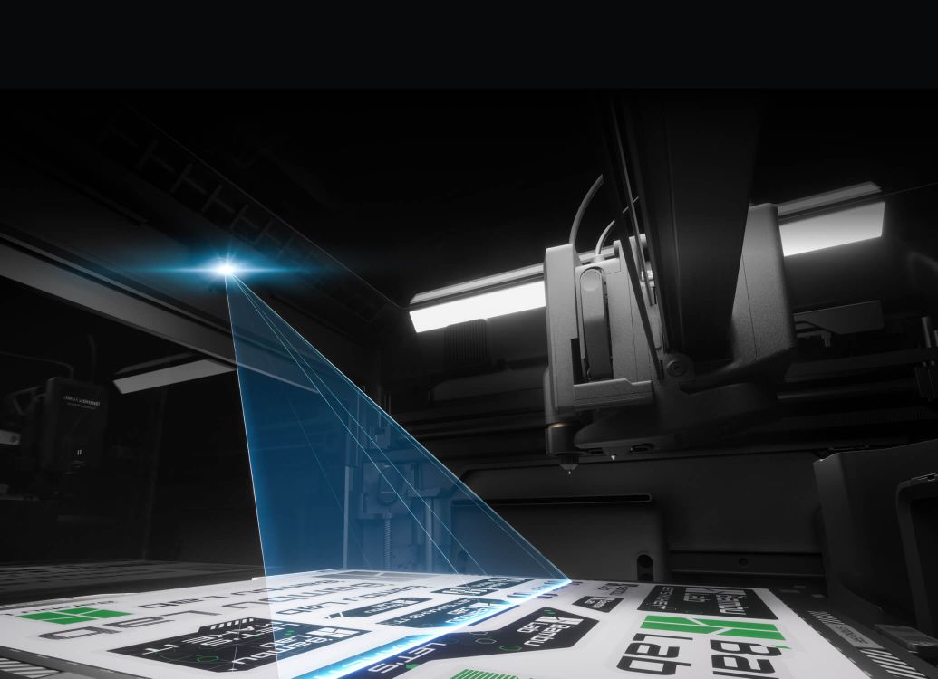 Alineación espacial en tiempo real Esquema que muestra el aspecto de la cámara BirdsEye para la alineación de datos espaciales en tiempo real