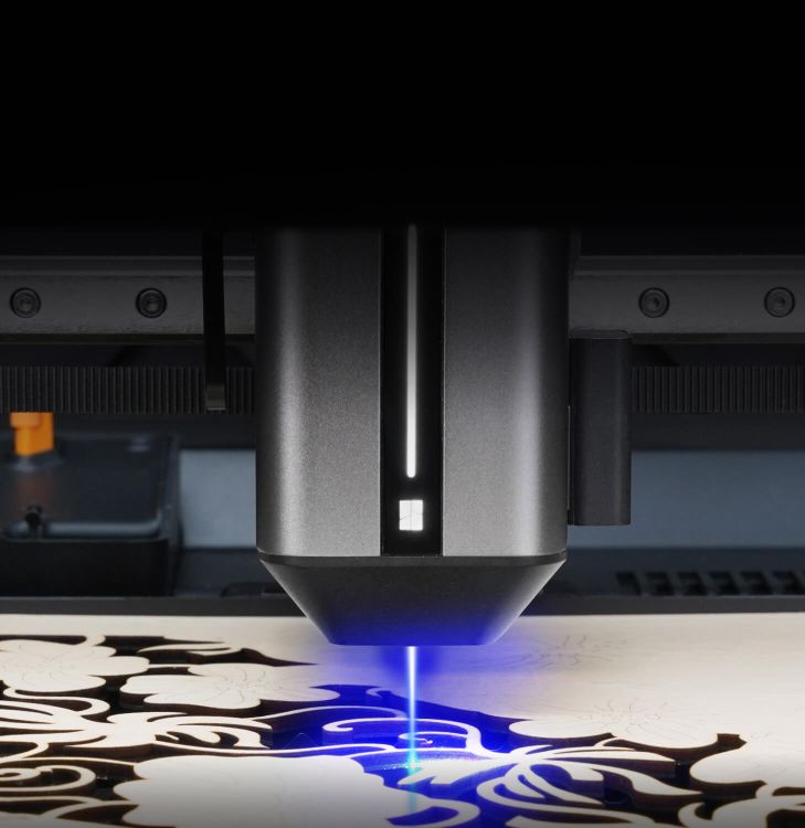 Módulo láser de 10 W Módulo láser de 10 W y 455 nm, fijado al cabezal de impresión