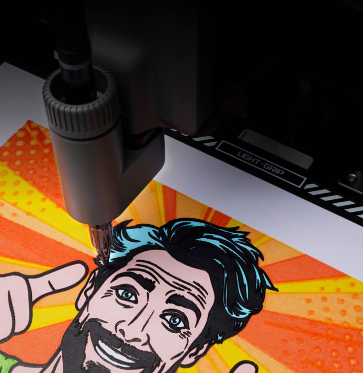 Módulo de dibujo Módulo de dibujo en acción, creando un boceto