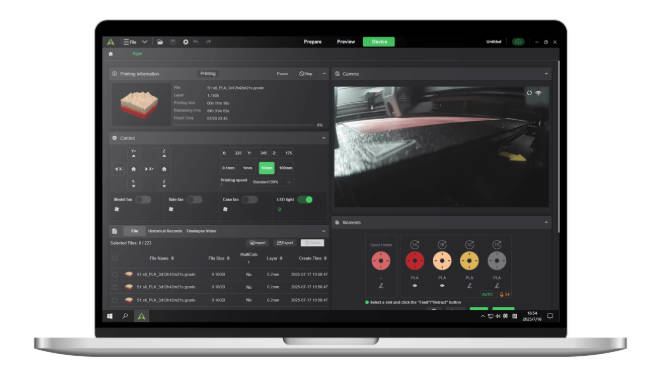 Captura de pantalla del software de laminado Creality Print 6.0