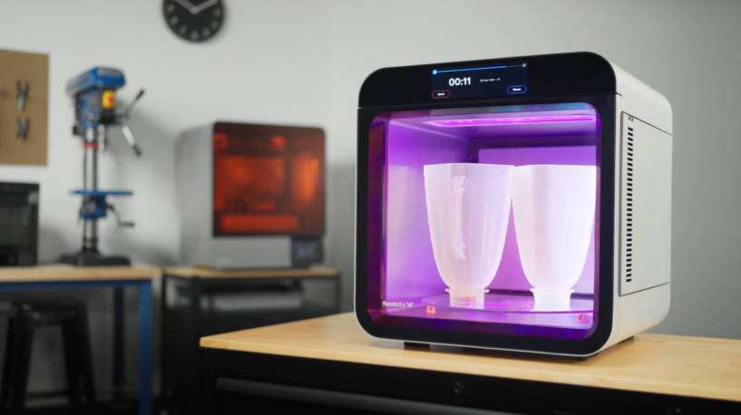 Curado rápido Proceso de curado rápido con Formlabs Form Cure L V2