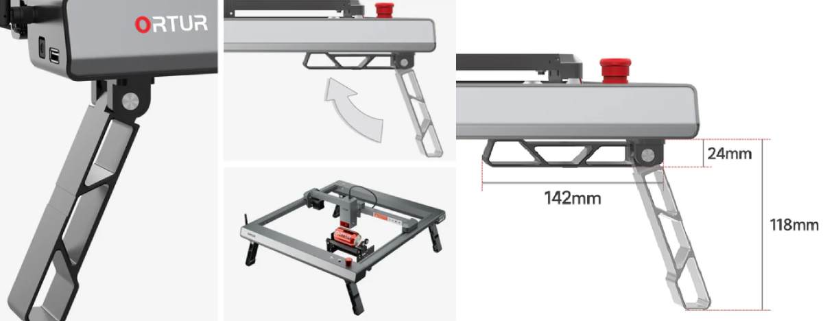 Parámetros físicos del Ortur FFT1.0
