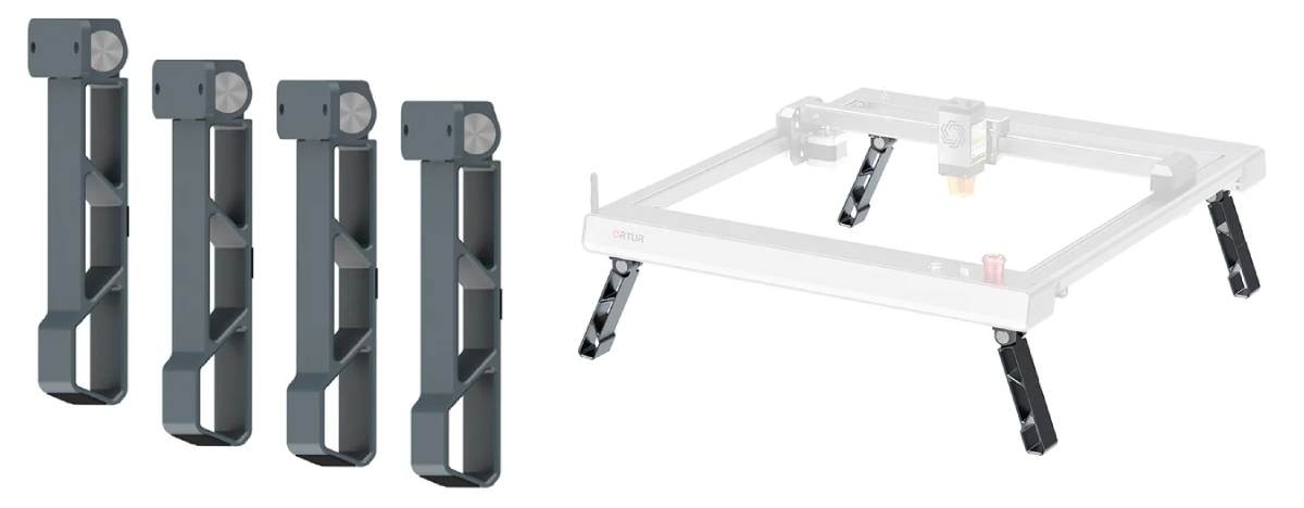 Ortur FFT1.0 Patas plegables para grabadora Laser Master 3 Series, foto