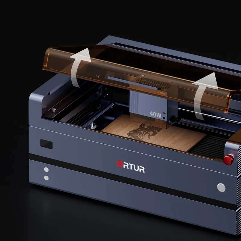 Ortur H20 40W Bloqueo de seguridad de la tapa y cubierta de visualización segura (Clase 1)