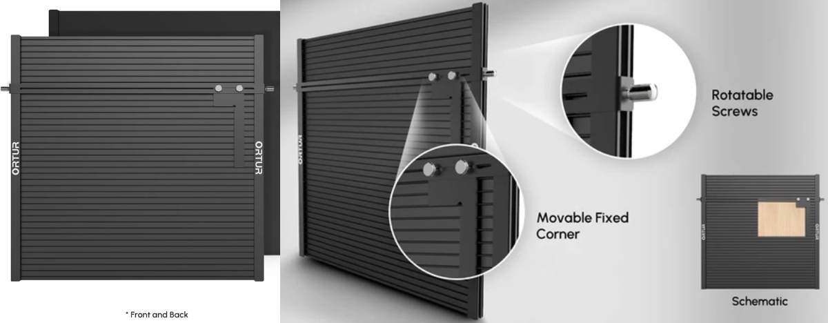 Características de la plataforma Ortur LEP1.0