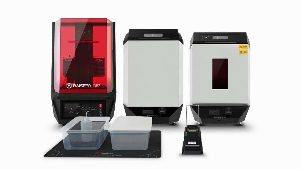 Ecosistema profesional de impresión resina 3D Printer Raise3D DF2 Complete Package