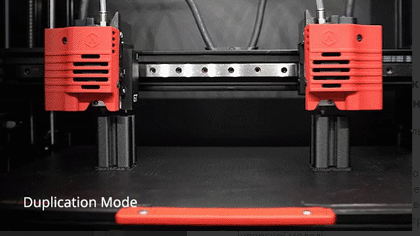 Sistema de extrusores dobles independientes IDEX