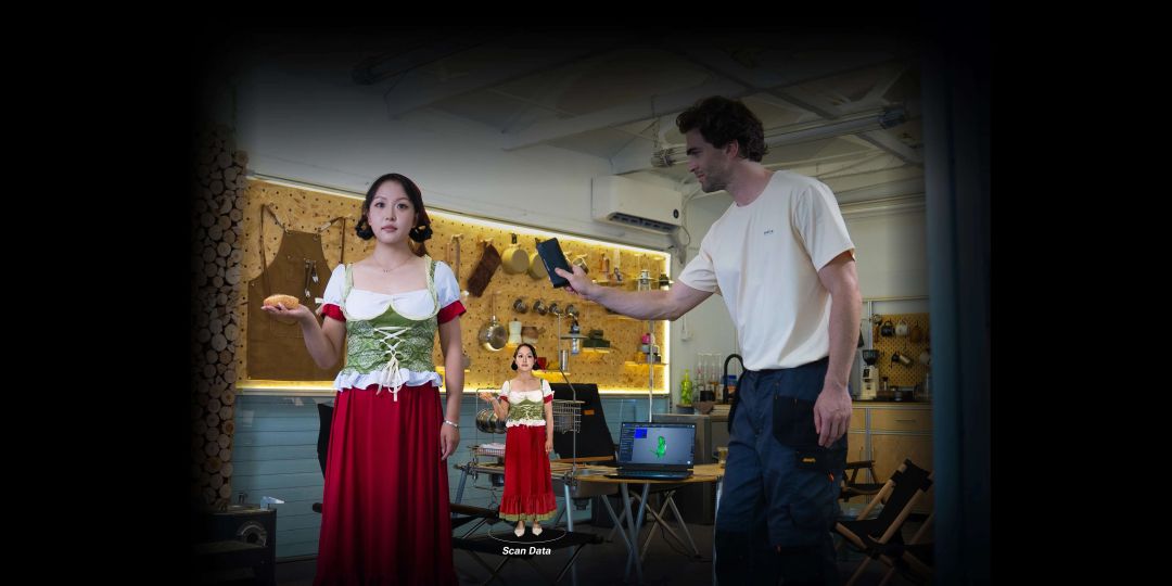 Modo IR Rápido del EinStar Rockit con proyector VCSEL infrarrojo a 4 800 000 puntos/s, seguro para escaneo de personas