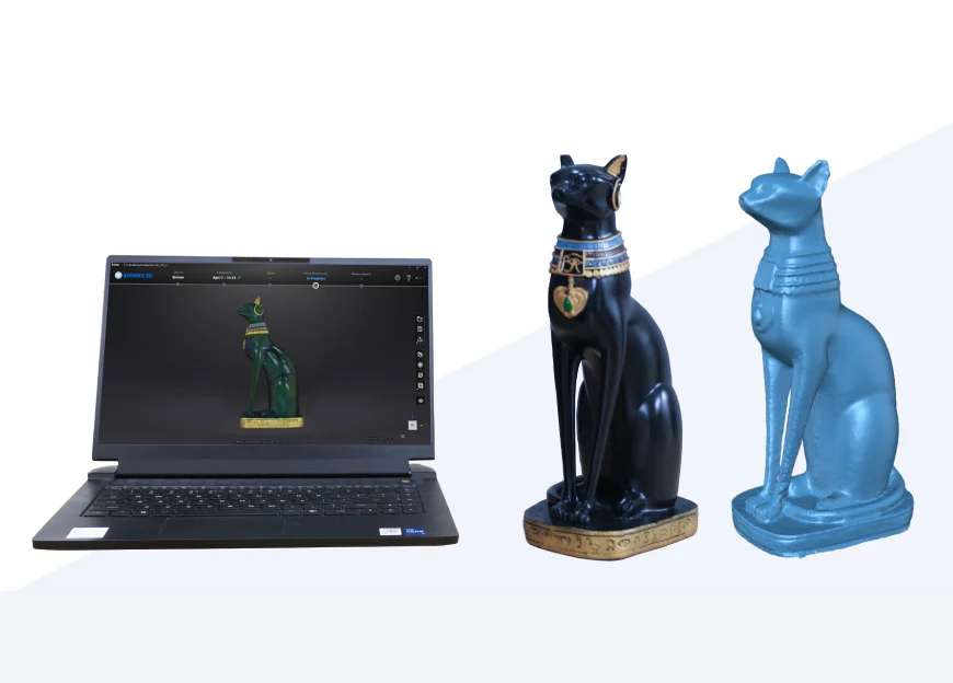 Proyectores VCSEL infrarrojo del EinStar escaneando superficies oscuras, brillantes y reflectantes sin espray