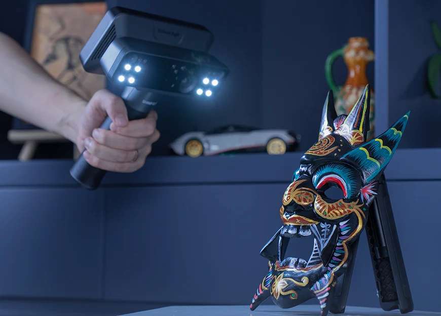 Escaneo de texturas a color EinScan Rigil