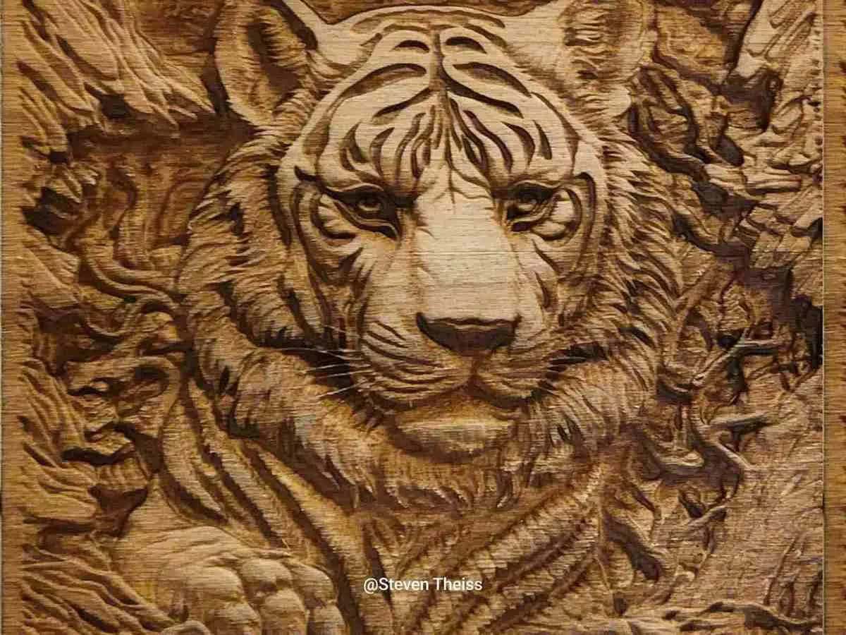 Grabado láser Snapmaker Artisan 3 en 1 - Tallado en madera