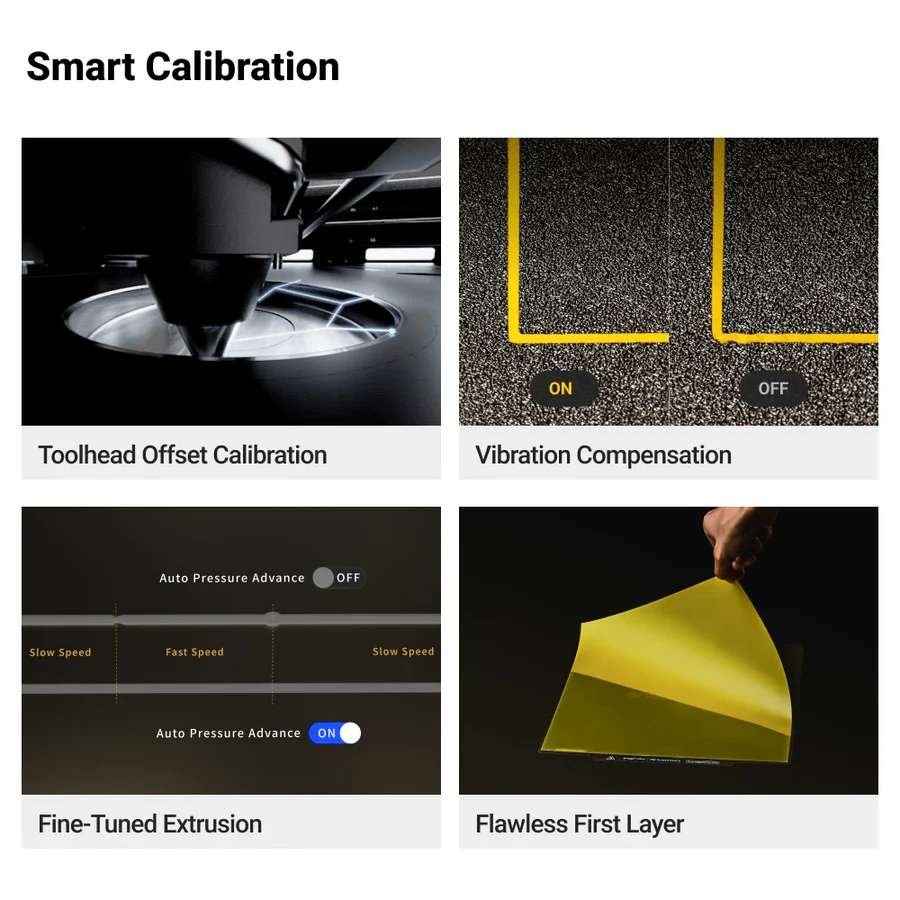Sistema de calibración inteligente y nivelación Impresora 3D Snapmaker U1