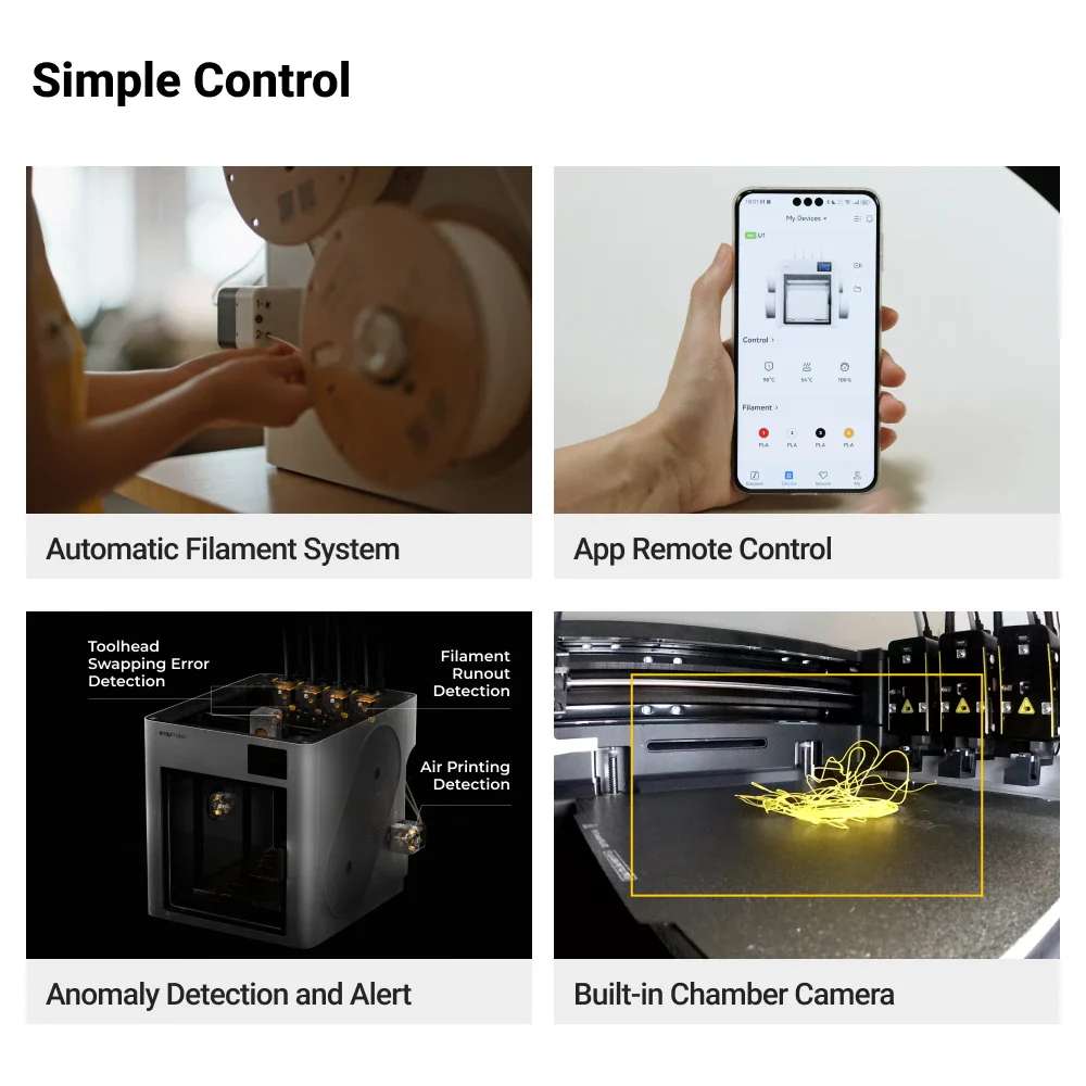 Software Snapmaker Orca y control de impresión Impresora 3D Snapmaker U1