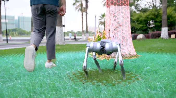 Sistema de seguimiento lateral inteligente ISS2 del Unitree Go2 Edu Flagship U4