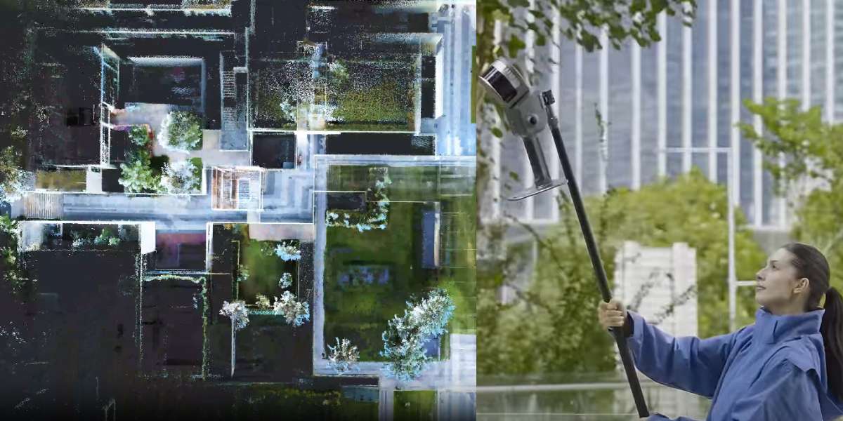 Kit de Poste de Extensión XGRIDS K1 soporte ligero para escáner 3D K1