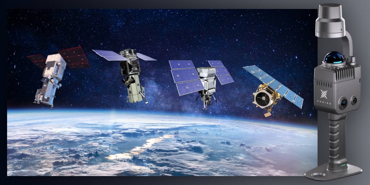 Módulo de posicionamiento satelital para XGRIDS K1: posicionamiento satelital